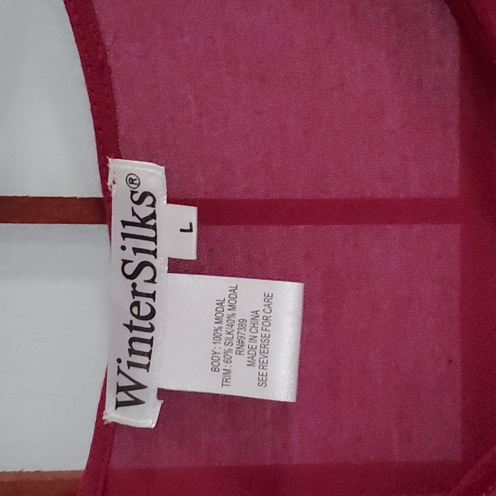 EUC WinterSilks 3/4 sleeve modal t-shirt - Picture 3 of 5